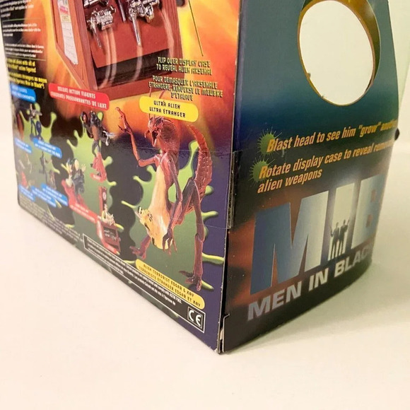 Vintage 1997 Men In Black MIB Jeebs Rotating  Head Action Figure Desk Galoob - Picture 13 of 16